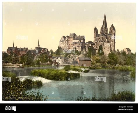 Castle and cathedral, Limburg (i.e., Limburg an der Lahn), Hesse-Nassau, Germany Stock Photo - Alamy