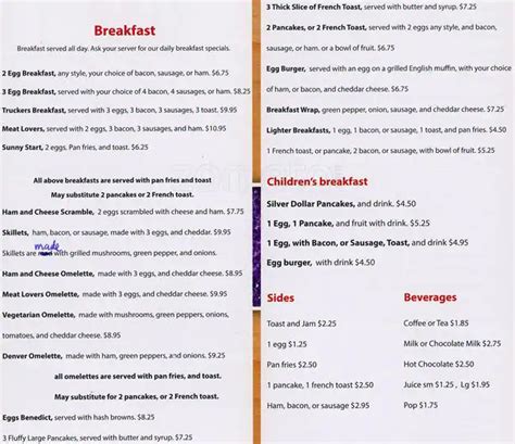 TJ's Restaurant Menu, Menu for TJ's Restaurant, Aldergrove, Langley - Urbanspoon/Zomato