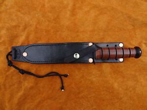 Custom Leather Handmade Knife Sheath for KBar K Bar K-Bar Fighting Knife | eBay