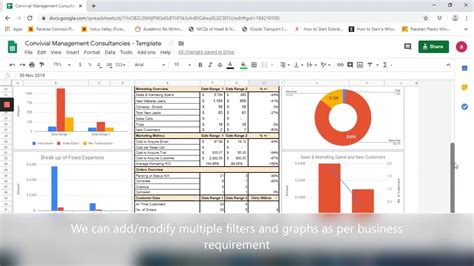 Google Sheet Dynamic Financial Dashboard - YouTube