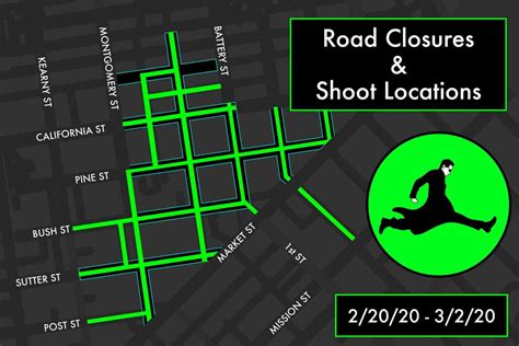 Map of 'Matrix 4' SF filming locations, including helicopters and Keanu's coffee breaks