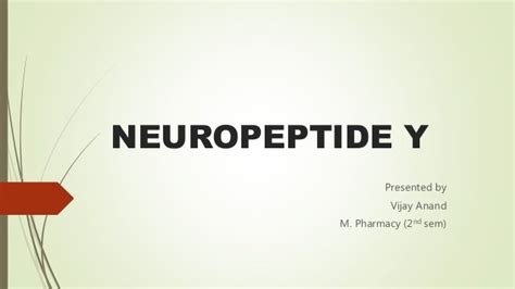 Neuropeptide y