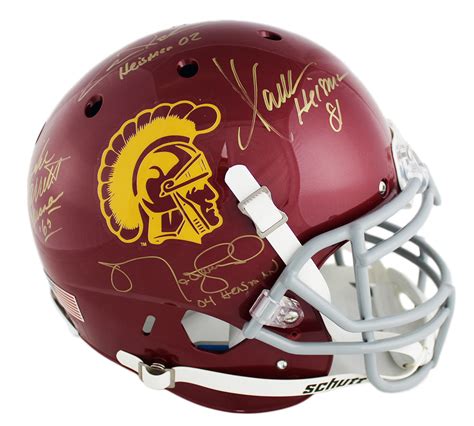 USC Trojans Full-Size Authentic On-Field Helmet Signed by (5) with Marcus Allen, Charles White ...