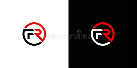 Sophisticated FR Logo Design Stock Vector - Illustration of clean, marketing: 271149574