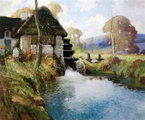 Brittany Mill jigsaw puzzle | Landscape art, Landscape paintings, Painting photos