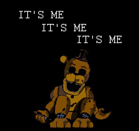 Golden Freddy It's Me Cross Stitch Pattern - Etsy