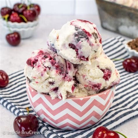 Cherry Vanilla Ice Cream Recipe | Inside BruCrew Life | Bloglovin’