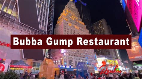 Bubba Gump Shrimp Co | New York Restaurant | Times Square - YouTube