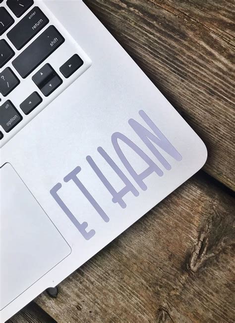 Laptop Name Decal Name Sticker Custom Name Decal Laptop | Etsy