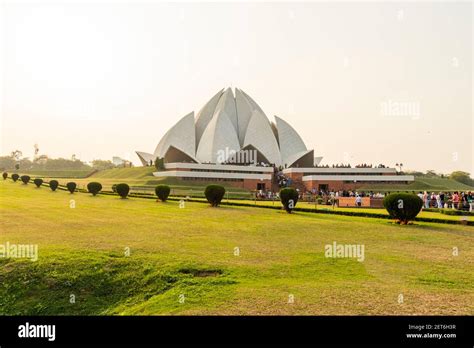 A view of the lotus temple Stock Photo - Alamy