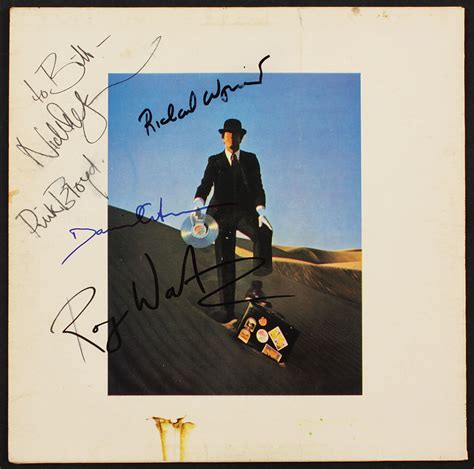 Lot Detail - Pink Floyd "Wish You Were Here" Album Signed by All Four