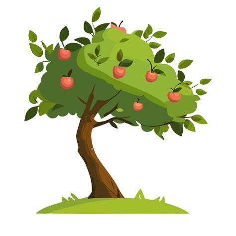 Creative Apple Tree png clipart transparent background free 23790902 PNG