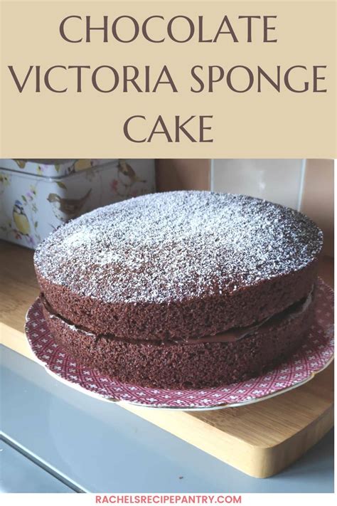 Chocolate victoria sponge cake – Artofit