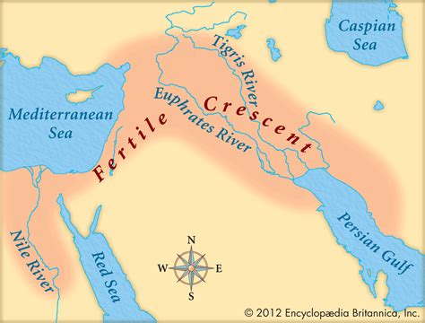 Map Of Mesopotamia Fertile Crescent fertile crescent -- kids encyclopedia children's homework ...