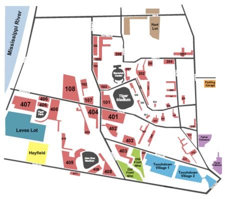 Tiger Stadium Parking Lots Tickets and Tiger Stadium Parking Lots ...