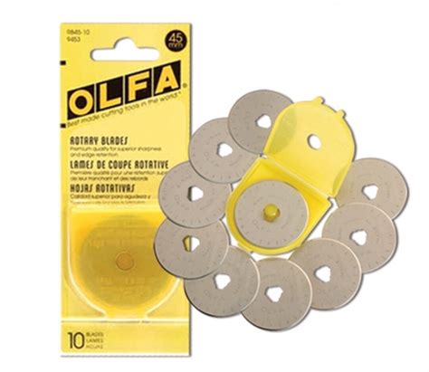 Olfa 45mm Replacement Rotary Blades 10 Pack - Etsy