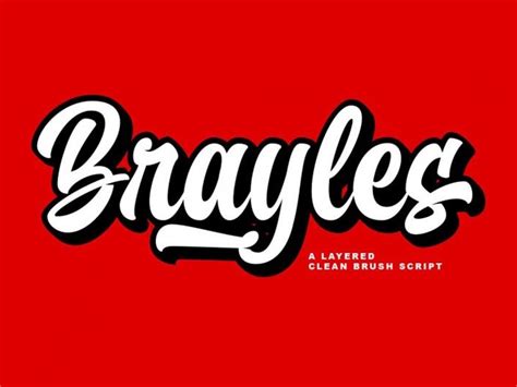 Brayles - Free Bold Script Font by Cat Ox on Dribbble