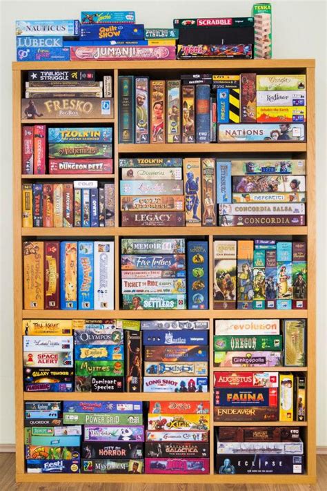 20 Unique Board Game Storage Ideas To Organize Smartly