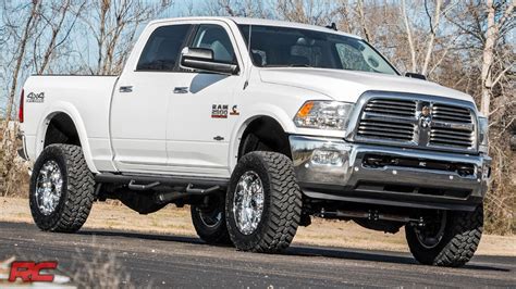 Lifted White Dodge Ram 1500