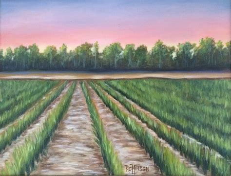 Rice Field Painting at PaintingValley.com | Explore collection of Rice ...