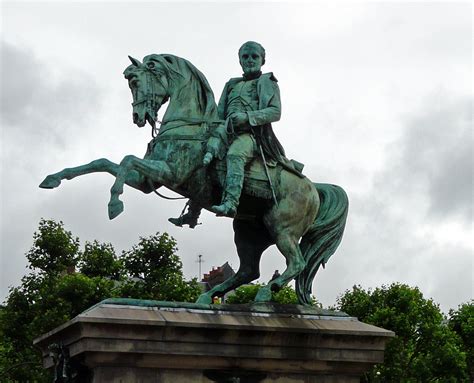 Equestrian statue of Napoléon I in Rouen France