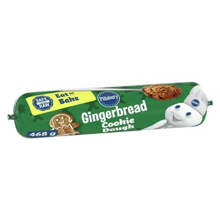 Pillsbury Ready to Bake Gingerbread Cookie Dough, 468 g - Walmart.ca