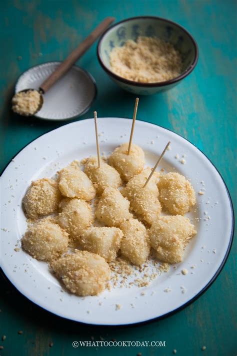 Easy Muar Chee / Peanut Mochi (Steamer, Stove-top, Microwave)