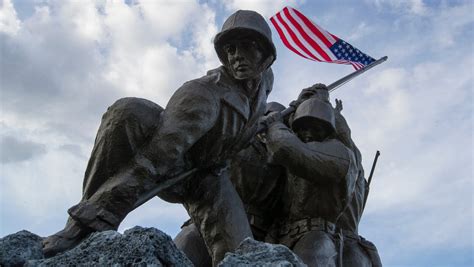 Iwo Jima monument one of many tributes at Veterans Memorial in Cape