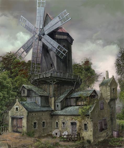 Download Man Made Windmill Art