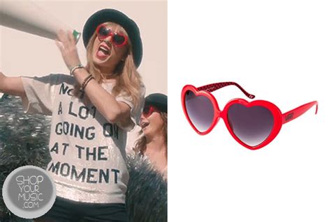 Shop Your Music: 22: Taylor Swift's Heart Shaped Glasses