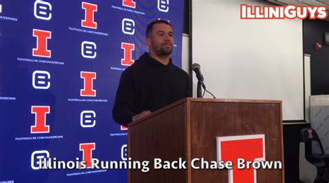 Watch: Illini running back Chase Brown talks about both his personal ...