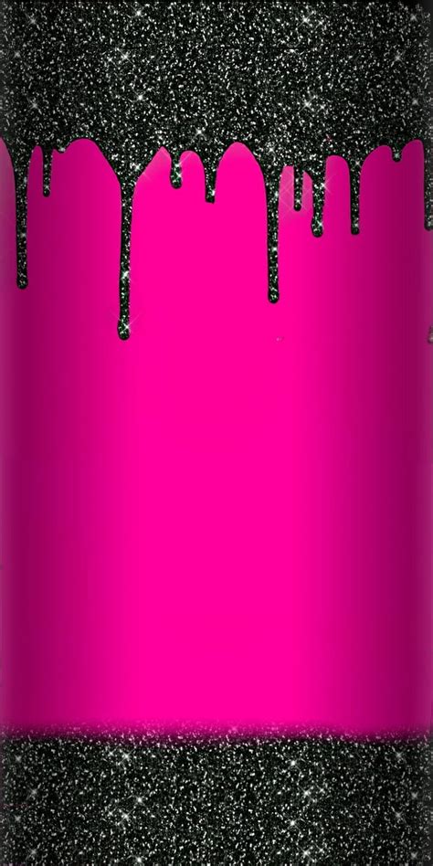 1366x768px, 720P Free download | Hot pink & black glitter drip. Pink glitter background, Pink ...