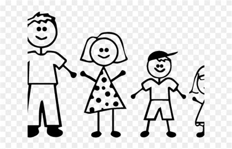 Download Stick Family - Stick Figure Clip Art Dad - Png Download Png Download - PikPng