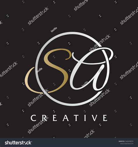 Sa Circle Logo Design Vector Icon Stock Vector (Royalty Free ...