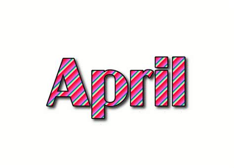 April Logo | Free Name Design Tool from Flaming Text