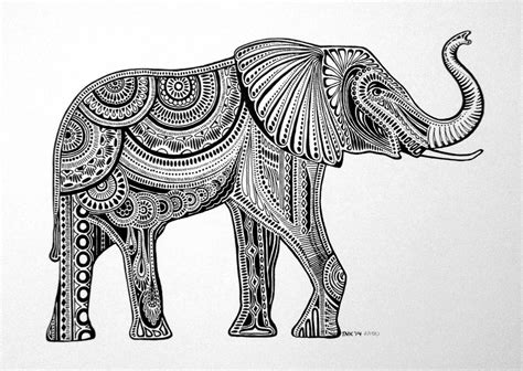 Drawings Of Elephants With Trunk Up at PaintingValley.com | Explore collection of Drawings Of ...