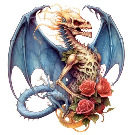 dragon of death tattoo design by twilight designs, in the style of david nordahl, jean-baptiste ...