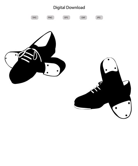 Tap Shoes Svg-tap Shoes Silhouette-tap Shoes Svg Bundle-tap Shoes Svg ...