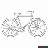 Bike Coloring Page  Easy Drawing Guides sketch template