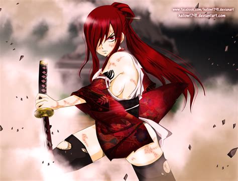 Erza scarlet ~ fairy tail 312 by hallow1791 on DeviantArt