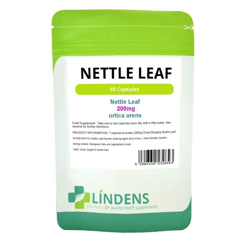 Nettle Leaf Capsules 200mg | Zoom Health