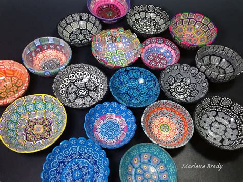 Marlene Brady: Polymer Clay Bowls