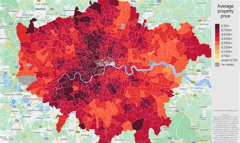 London house prices in maps and graphs. October 2024