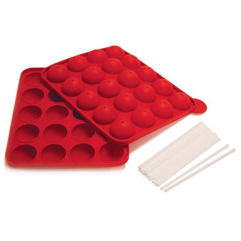 Norpro 3602 Silicone Cake Pop Pan (8 inches high x 10.5 Red 10 Inch | eBay