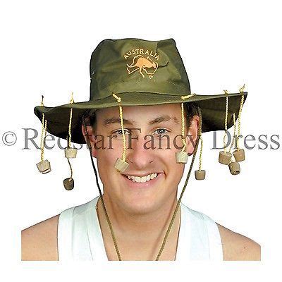 CROCODILE DUNDEE AUSSIE CORK HAT AUSTRALIA FANCY DRESS PARTY CRICKET OUTBACK | Hats & Headgear ...