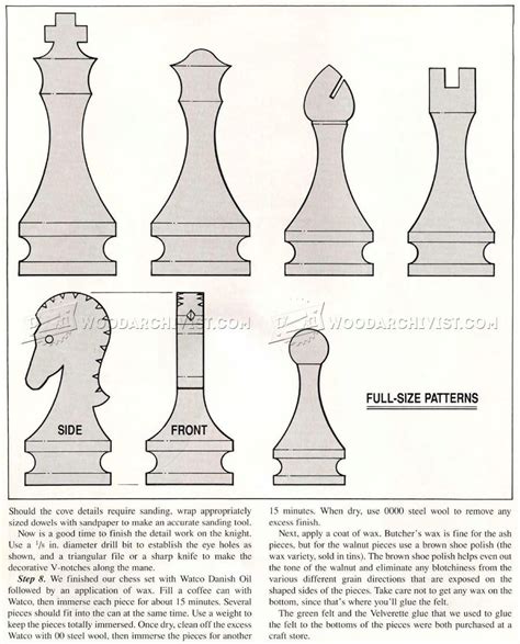 Band Saw Chess Pieces - Woodworking Plans | Chess pieces, Bandsaw ...