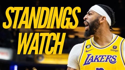 Lakers Standings Watch: Where Things Are & What's At Stake - YouTube