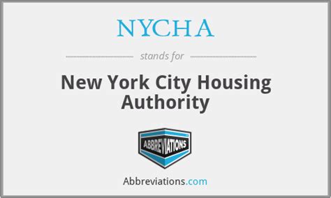 What does NYCHA stand for?