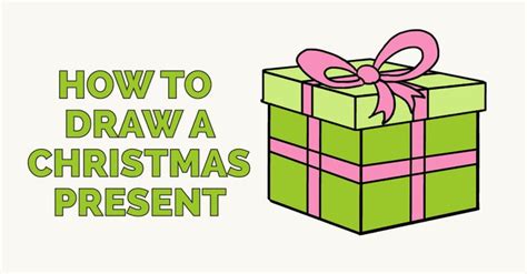 How to Draw a Christmas Present - Really Easy Drawing Tutorial