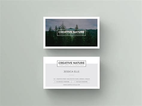 Artist business card template